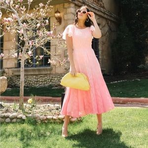Rachel Parcell pink ombré dress